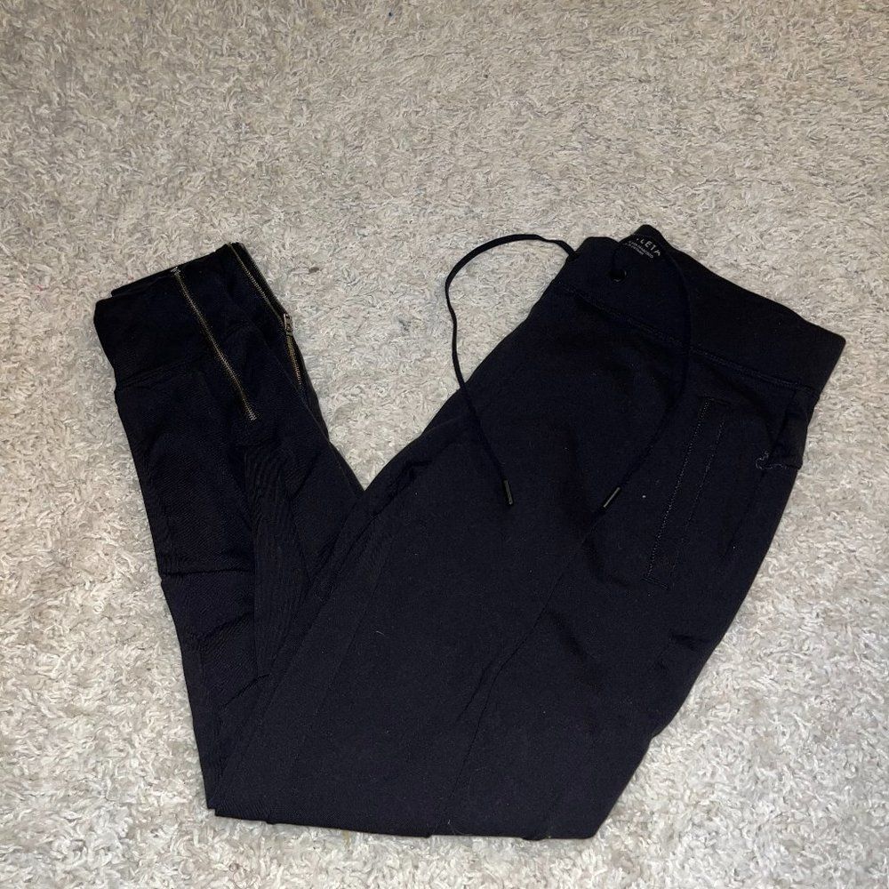 athleta black jogger leggings XS